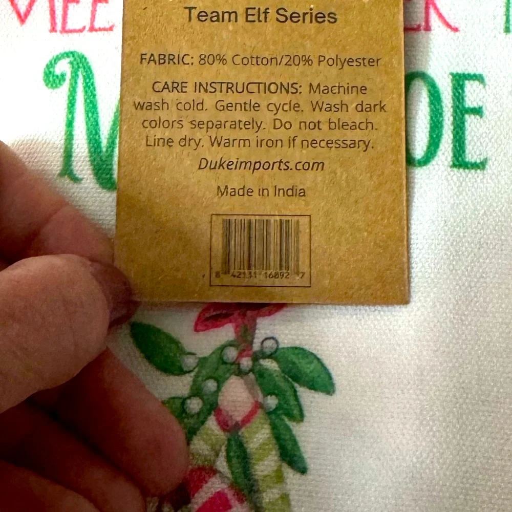 Christmas Elf Kitchen Towels - 3 different designs - PRICE IS FOR 1 Towel - Picture 6 of 6
